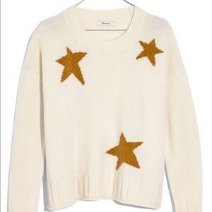 Madewell Merino Star Sweater size S
